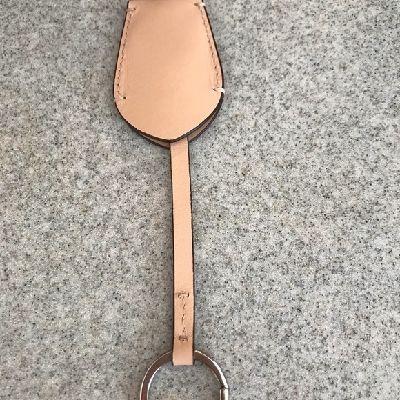 Tan Leather Coach key Fob - Picture 2 of 3